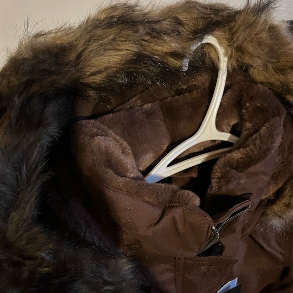 Hollister brown parka jacket - Picture 4 of 5